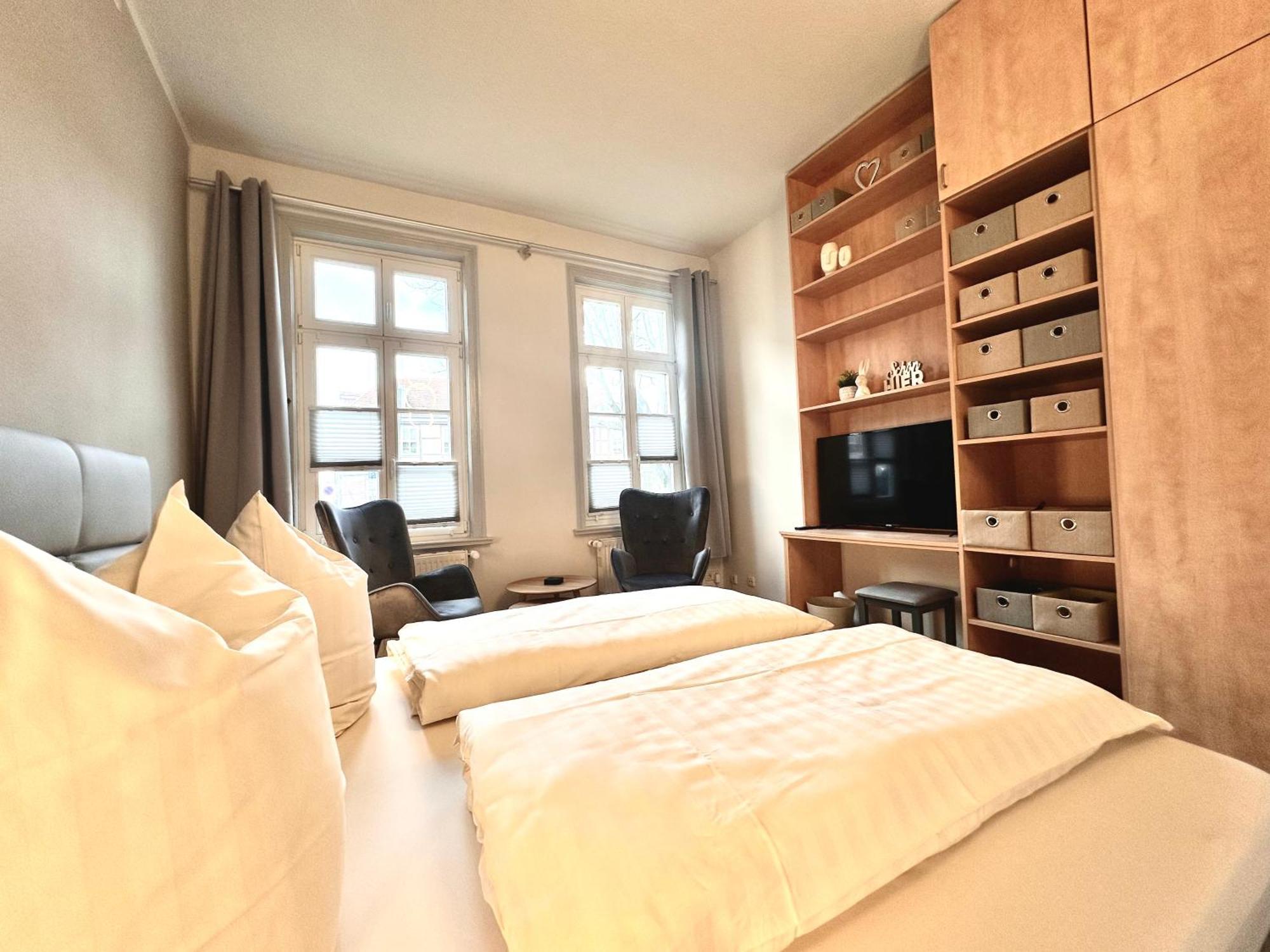 Ferienwohnung An Der Schelfkirche Шверин Стая снимка